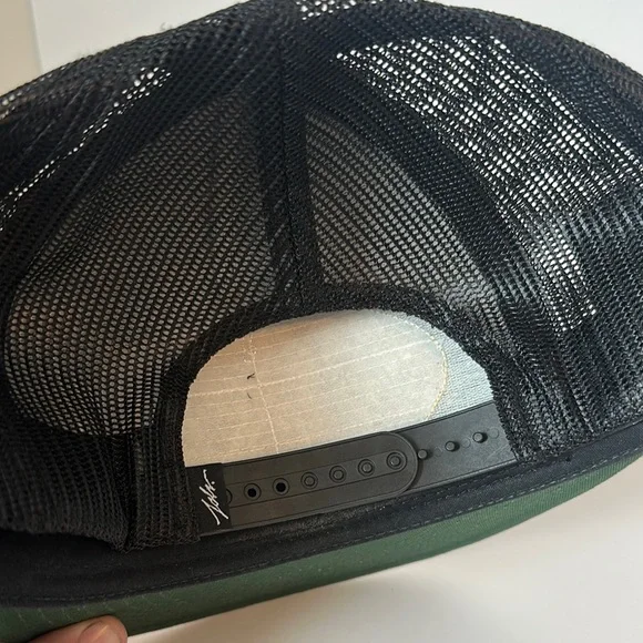 Green and Black Trucker Hat - Picture 3 of 3